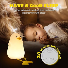 Silicone Cute Duck Night Lamp