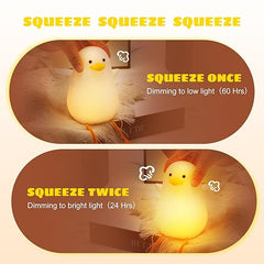 Silicone Cute Duck Night Lamp