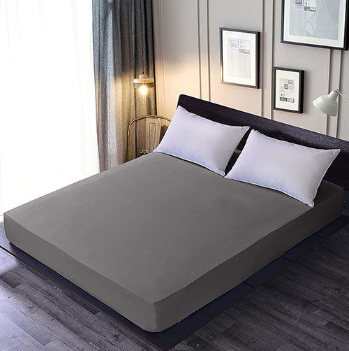 Waterproof Mattress Protector - Grey
